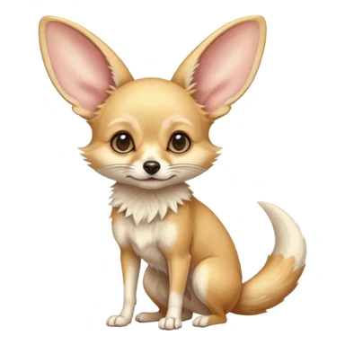 Fennec-Jerboa-Fox-chihuahua-hybrid, full body sticker