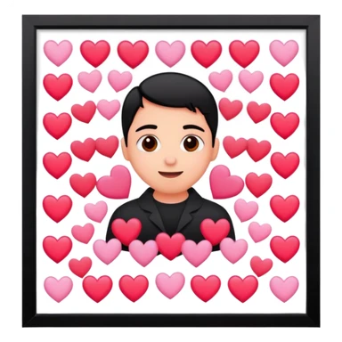 I lot of harts and it’s a G big the middle  sticker