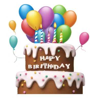 happy birthday mom sticker