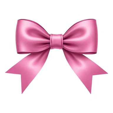 Ultra-thin and stretched ribbon bow, as narrow as possible, single loop, no extra loops, no fluffy or rounded shapes, only one long and sleek ribbon sticker