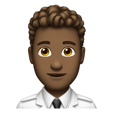 Man with black suit gold chain brown hair hazel green eyes white skin  sticker