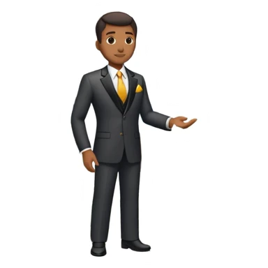 Generate a internet marketing standing outside his home with him being rich and money pouring and home being main focus  sticker