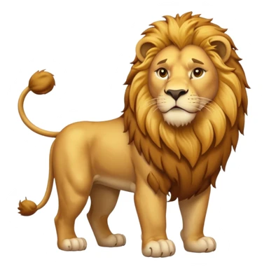 High resolution of   realistic full body lion without distorted , no extra hybrid sticker