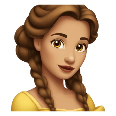 beauty and the beast belle sticker