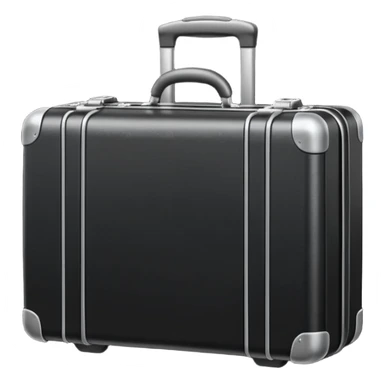 A hard-shell suitcase sticker