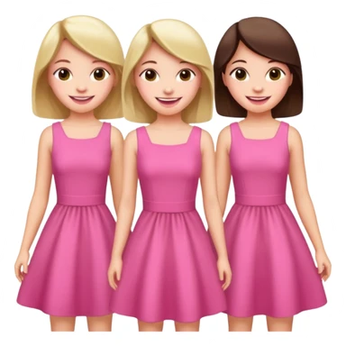 بنات ورديات sticker