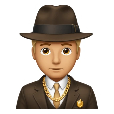 Ola tudo bem que um gangster rico boss sticker