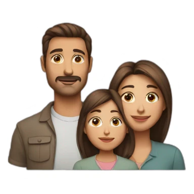 Me mother with me and me dad sticker