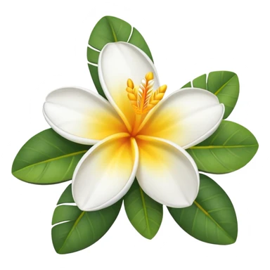 Frangipani sticker