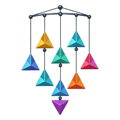 Hanging mobile  sticker