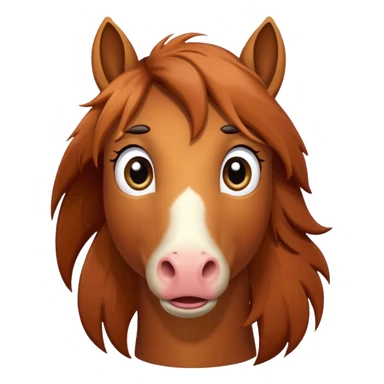 Confused horse with question marks Make it more funny  sticker