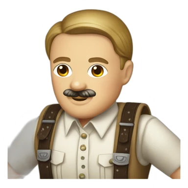 Adolf Hitler’s lederhosen sticker