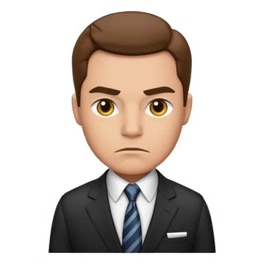 a salesman without a smile sticker