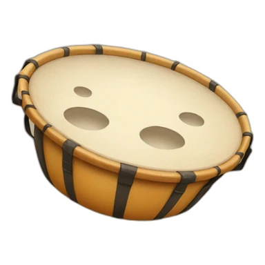 brazilian playing pandeiro sticker