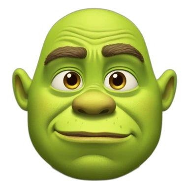 sad shrek sticker