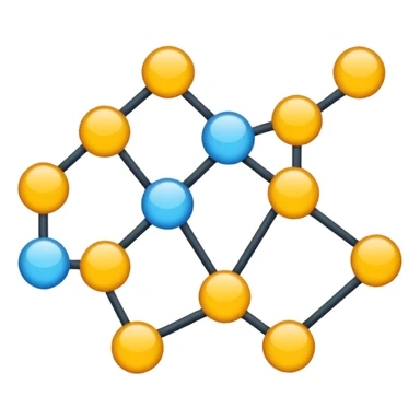 A small graph with nodes sticker