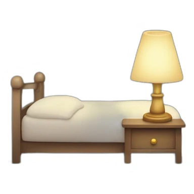 bedtime lamp sticker