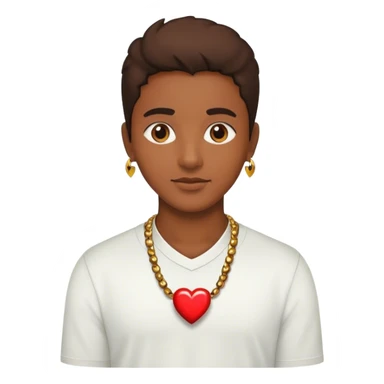 Brazilian heart sticker