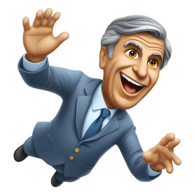 Ratan tata flying in sky sticker
