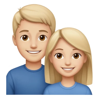 Sister brother sticker