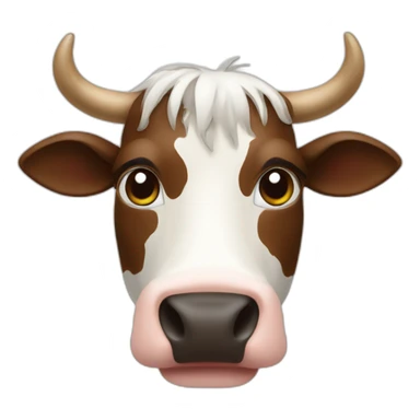 Vache énorme sticker