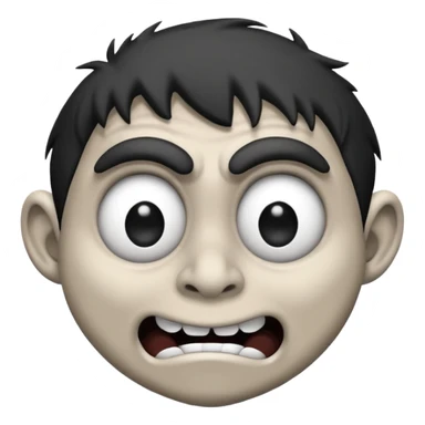 Troll face peur et noir sticker