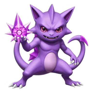 Gengar-Sableye-Mewtwo-Genesect-fusion (full body) sticker
