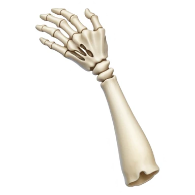 singular arm bone sticker