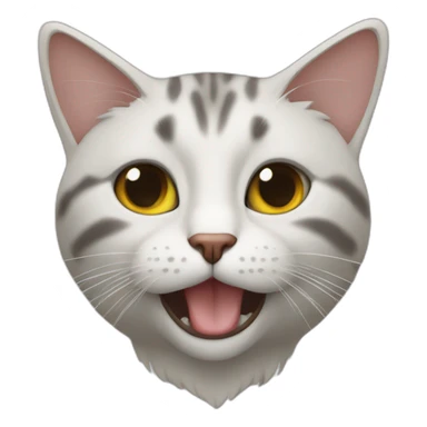 yemek yiyen kedi sticker