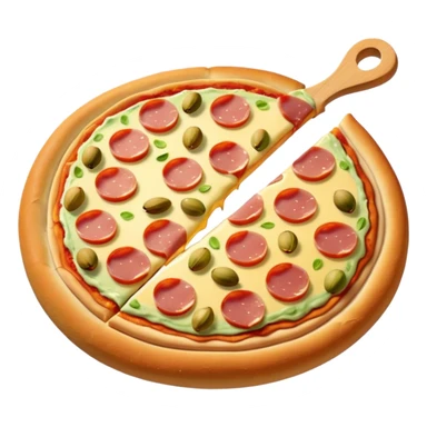 pistachio cream, jambon beurre, pizza sticker
