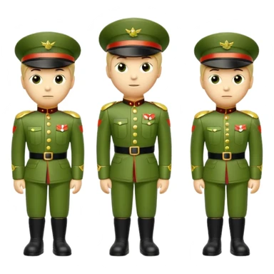 Little Green toy solider sticker