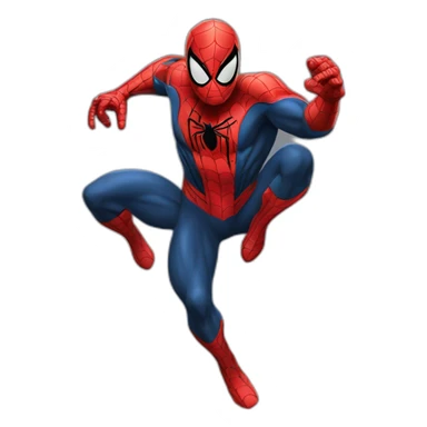 Spider-Man qui fait du cheval sticker