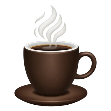 emoji for cup coffee without face sticker
