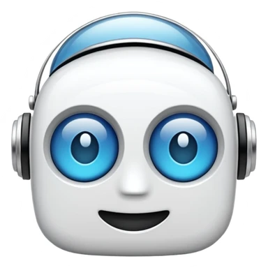 Saugroboter weiß sticker