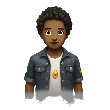 Un niño que juega free fire sticker