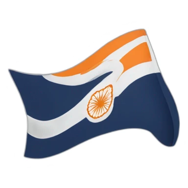 Indian navy flag  sticker
