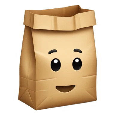 paper bag of sugar sticker