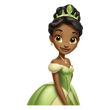 Princess Tiana from princess and the frog sticker