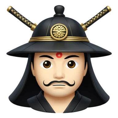samurai only hat without head sticker