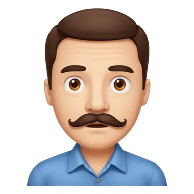 Create pls emoji that looks like austria dictator (hitler) it doesn’t have to be him but someone who looks alike , and combine it with emoji “mind blowing” sticker