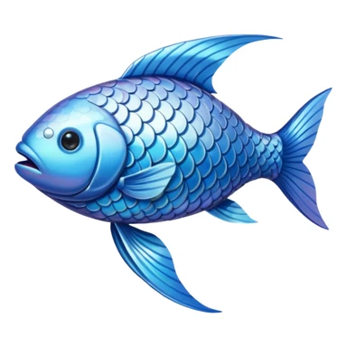 High resolution of  full body fish without distorted sticker
