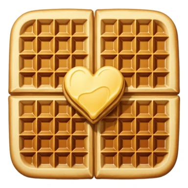 Waffle sticker