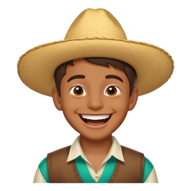 Mexican boy farting sticker