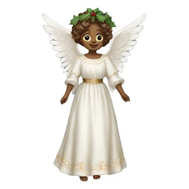 Victorian Christmas Angel sticker