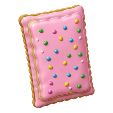Pop tarts with pink icing sticker