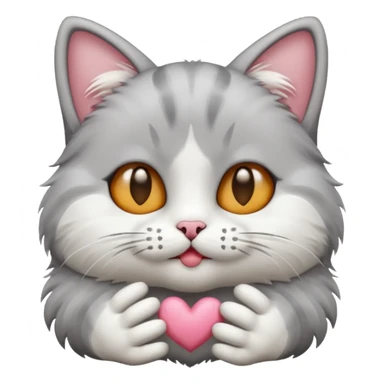 Cat sending kisses sticker