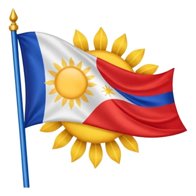 Filipino flag sticker