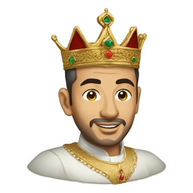 Mohammed VI King in Morocco  sticker
