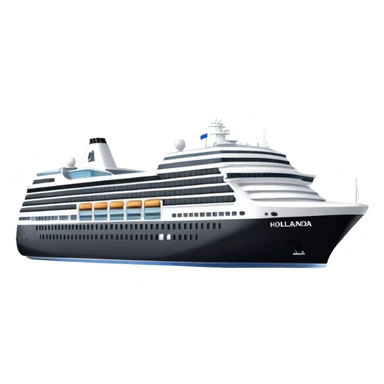 holland america cruise ship in rotterdam sticker