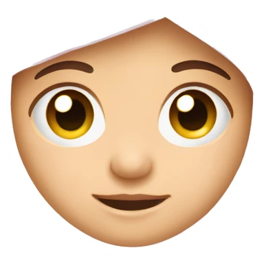 flat new born face sticker